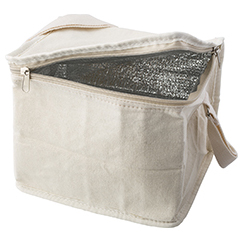 Borsa termica in cotone da 6 lattine MISHA