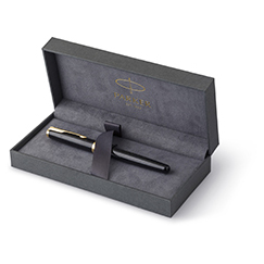 Penna roller in acciaio e ottone laccato SONNET