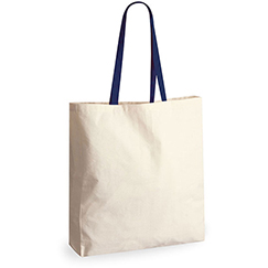 Shopping bag pubblicitaria in cotone 220gr | cm 38x42x8 KOBE