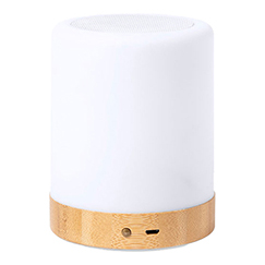 Cassa personalizzata con Led intelligente e dettalio in bamboo  NALOW