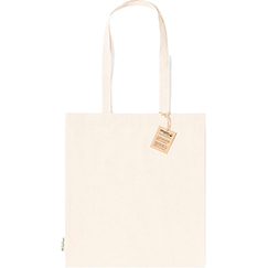 Shopper personalizzata in cotone organico 180gr | cm 38x42  FIZZY