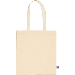 Shopper personalizzata in cotone 180gr | cm 38x42x12 ELATEK FAIRTRADE