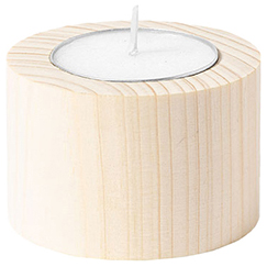 Candela aroma vaniglia in legno YIREN