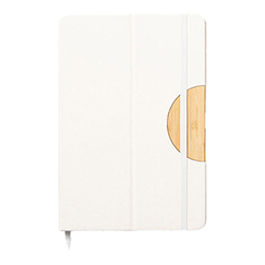 Quaderno ecologico personalizzato, formato A5, in cartone riciclato, con supporto smartphone, TORYA