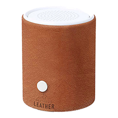 Cassa Bluetooth personalizzata in pelle riciclata e ABS riciclato SOTEP RCS