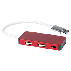 HUB USB in alluminio riciclato KALAT