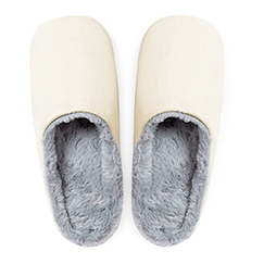 Pantofole unisex in cotone e fodera in peluche COULTER