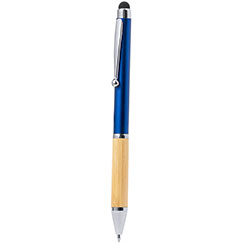 Penna touch personalizzabile, con dettagli in bamboo, ZADRON
