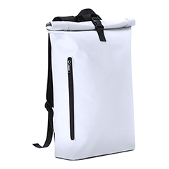 Zaino porta pc personalizzato in morbido PU con chiusra rolltop VLAD