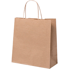 Borsa in carta personalizzata cm 22x23x9, carta avana 100gr CENTION