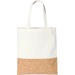 Shopper pubblicitaria in cotone e sughero 145gr | cm 35x40 TARLAM