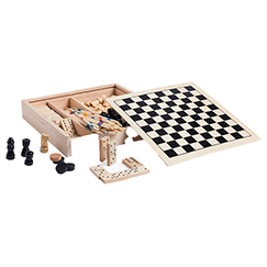 Set 4 giochi da tavolo XIGRAL