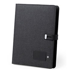 Pratico organizer personalizzato, con taccuino, caricatore wireless e power bank, WESTON