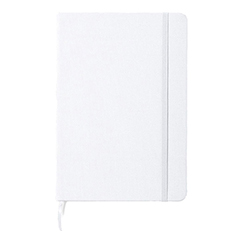 Quaderno personalizzato A5 con elastico e copertina in rpet MEIVAX