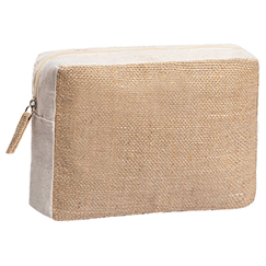 Pochette beauty in cotone e juta RINGOK