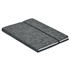 Quaderno ecologico personalizato A5 con copertina in feltro di rpet FELTBOOK