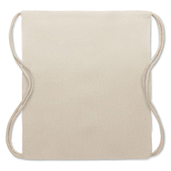 Sacchette con coulisse personalizzate, in cotone riciclato 140gr, MUJIKA