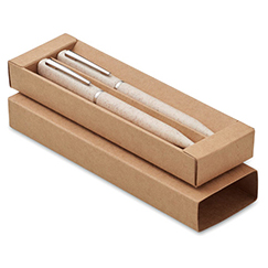 Parure di penna e roller personalizzabili, ecologiche, PEAT