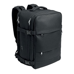 Zaino cabin personalizzato, in rPET, espandibile, con porta pc da 15 pollici, FLYHIGH