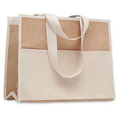 Shopper spesa personalizzata in juta | cm 43x29x34 CAMPO DE GELI