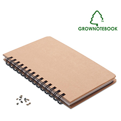 Quaderno a spirale formato A5 GROWNOTEBOOK