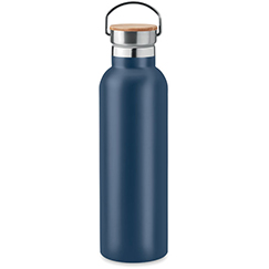 Bottiglia termica acciaio con dettagli legno 750 ml HELSINKI MED