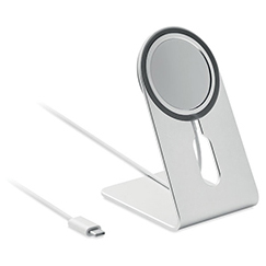 Caricatore wireless personalizzato, con supporto magnetico per smartphone, MELIS