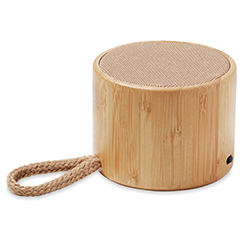 Speaker bluetooth personalizzati, in bamboo, COOL