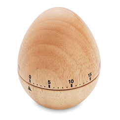 Timer a forma di uovo in legno MUNA