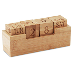 Calendario perpetuo in bamboo KARENDA