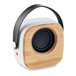 Altoparlante Bluetooth personalizzato, in bamboo, OHIO SOUND