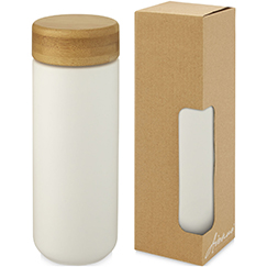 Borraccia termica in ceramica con coperchio in bamboo 300 ml LUMI