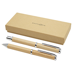 Set regalo con penna e roller in alluminio riciclato  APOLYS