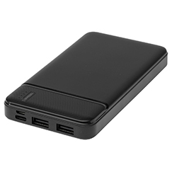 Power bank personalizzato in plastica riciclata da 10.000 mAh  LOOP