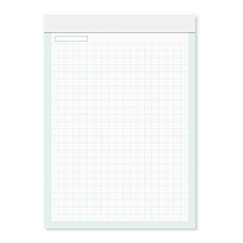 Block notes personalizzato da 50 fogli A4a quadretti BLOCK SQUARE