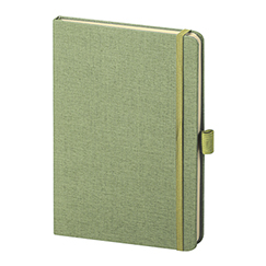 Quaderno personalizzato A5 con copertina in tessuto NOTES WAVE