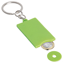Portachiavi con gettone personalizzabile COIN