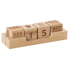 Calendario perpetuo in bamboo PERPETUO