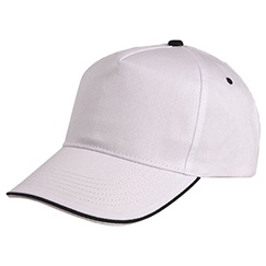 Cappellino personalizzato in cotone 5 pannelli  BASEBALL