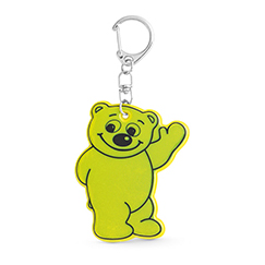 Portachiavi fluorescente personalizzato BERRY