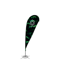 Bandiera personalizzata misura 88x240cm con struttura GOCCIA S