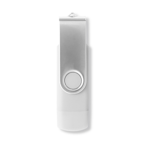 Chiavetta USB JOLLY-DUO A20804 - Bianco