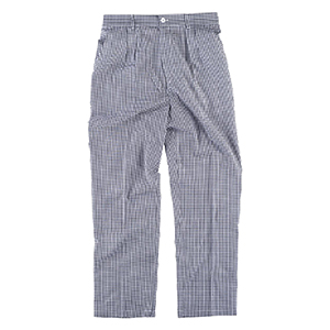 Pantalone da cuoco WORKTEAM B1425 - Bianco/Blu Navy