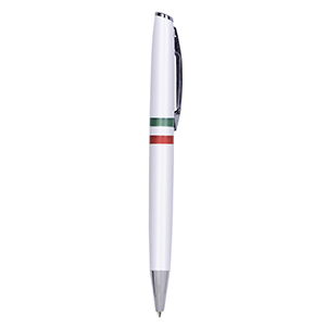 Penna con colori bandiera Italia ISA E15839 - Tricolore