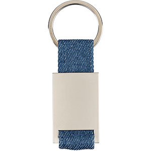 Portachiavi in metallo e jeans ORI
