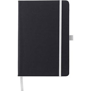 Quaderno nero con elastico colorato CHARLENE