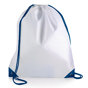 Zainetto string bag Legby S'Bags ISI-WY M16553 - Bianco - Blu Navy