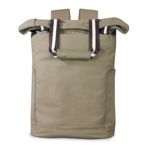 Zaino rolltop in cotone con porta pc NOMAD