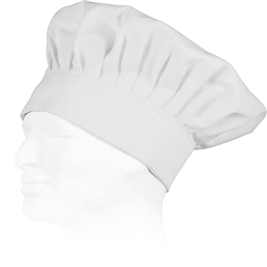 Cappello da cuoco WORKTEAM M609 - Bianco