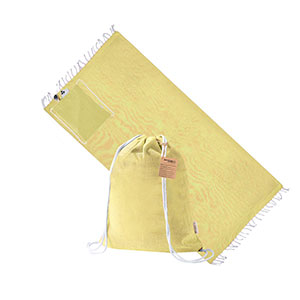 Telo fouta con sacchetta BORINEX